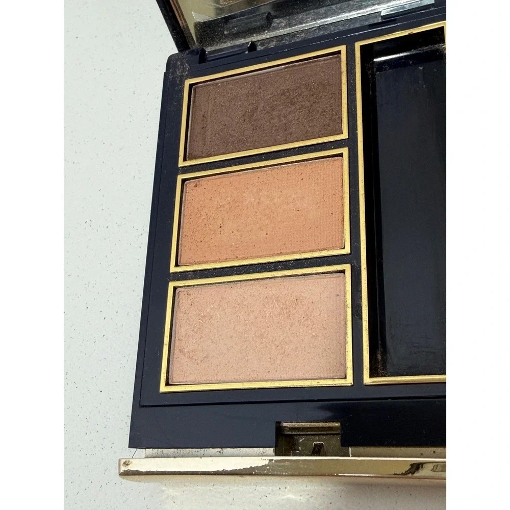 Diandra‎ Color Troupe Eyeshadow Trio Warm-1 Navy Gold Vintage Compact 0.22oz